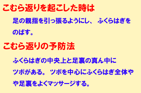 こむら返りの治療方法