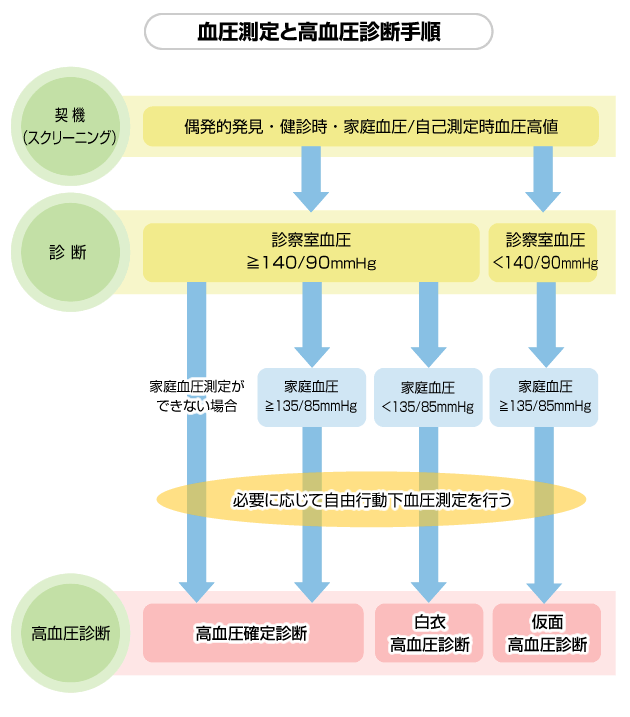 血圧測定と高血圧診断手順