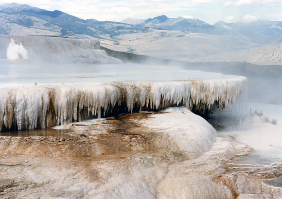 （イエローストーン国立公園 part2）Mammoth Hot Springs