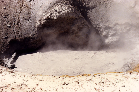 （イエローストーン国立公園 part2）Mud Volcanoは泥状の温泉が特徴です。