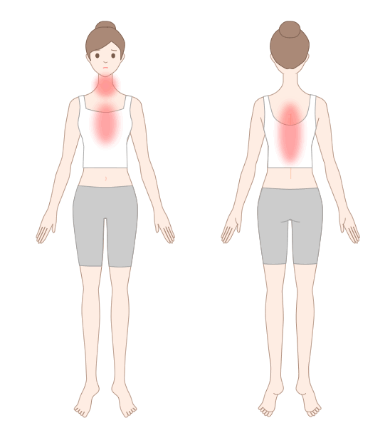 脊椎・関節の疾患以外に起こる頚部や胸背部の痛み 